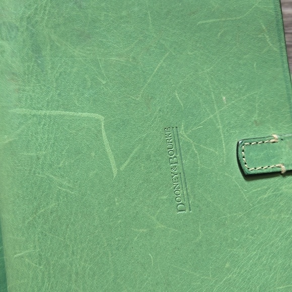 Rare Vintage Dooney & Bourke Green Alto Collection Bag Crossbody bag I2150557 - Picture 15 of 16